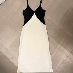 Anthropologie Hutch Colorblock Slip Midi Dress